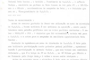 Palestra da atriz e candidata à Dep. Federal Bete Mendes sobre proposta político-cultural do PT