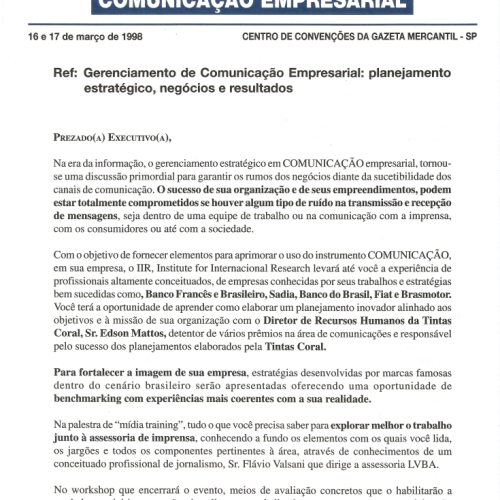 Incrição_ Conferência Gerenciamento de Comunicação Empresarial