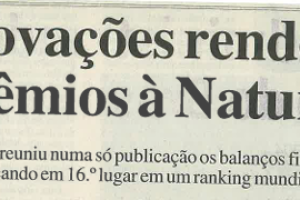 Inovação rendem prêmios à Natura