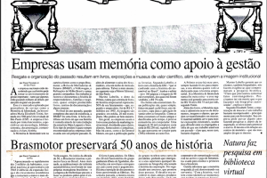 Jornal Gazeta Mercantil I Brasmotor preservará 50 anos de história