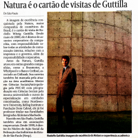 Jornal Valor I Natura é o cartão de visitas de Guttilla