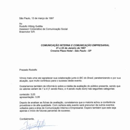 Medida de Avaliação do Público