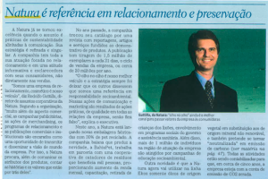 Natura é referência em relacionamento e preservação