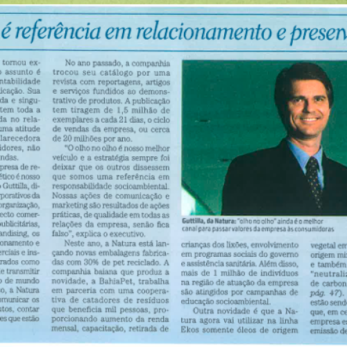 Natura é referência em relacionamento e preservação