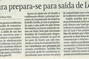 Natura prepara-se para saída de Leal