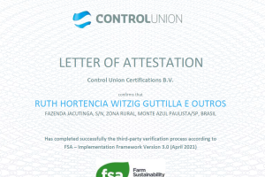 Certificado da norma SAI