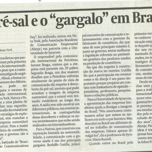 O pré-sal e o “gargalo” em Brasília