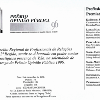 Profissionais Premiados