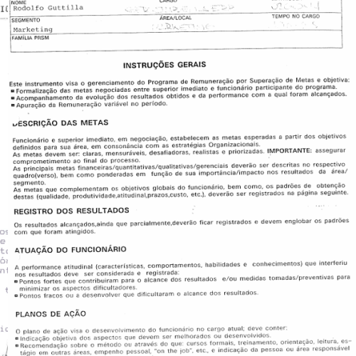 Programa de Renumeração