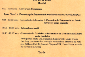 Programa dia 28 de maio de 1998