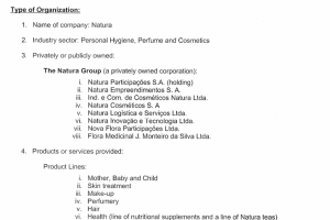 Qustionário de Avaliação de Relatório de Sustentabilidade GRI da Natura