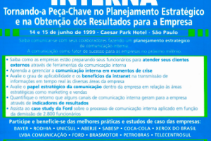 Revista I 4° Conferencia Nacional Novas Técnicas e Estratégias Aplicadas à Comunicação Interna