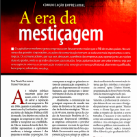 Revista Imprensa I Comunicação empresarial, ”A era da mestiçagem”