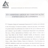 Rodolfo Guttilla – O V Simpósio Aberje de Comunicação Empresarial de Londrina