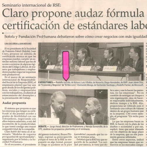 Seminario internacional de RSE