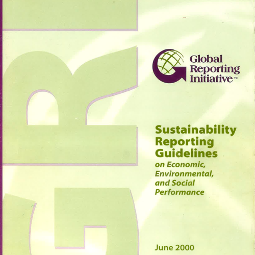 Sustainability Reporting Guidelines (June 2000)