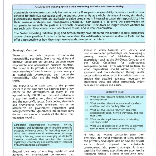 The future of Corporate Resposibility