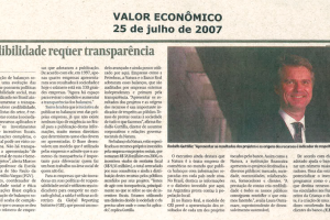Valor Econômico 25 de julho de 2007