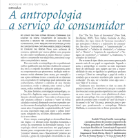 Revista Consumidor moderno I “A Antropologia a serviço do consumidor”